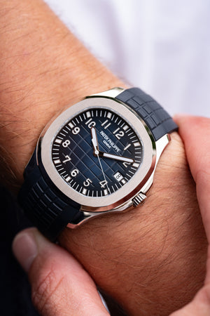 Patek Philippe Aquanaut 5168G-001 White Gold Blue Dial (2021) — foto 7