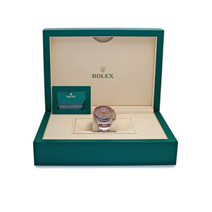 Rolex Daytona 126595RBOW 'Rainbow' Rose Gold Pave Diamond Dial Sapphire Bezel (2024) — foto 5