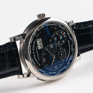 A. Lange & Söhne 136.029 Lange 1 Time Zone White Gold Black Dial (2021) — foto 7