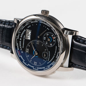 A. Lange & Söhne 136.029 Lange 1 Time Zone White Gold Black Dial (2021) — foto 6