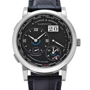 A. Lange & Söhne 136.029 Lange 1 Time Zone White Gold Black Dial (2021) — foto 4