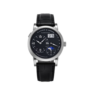 A. Lange & Söhne 192.029 Lange 1 Moon Phase White Gold Black Dial (2020) — foto 1