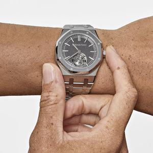 Audemars Piguet 26530TI.OO.1220TI.01 Royal Oak Selfwinding Flying Tourbillon Titanium Slate Dial — foto 2