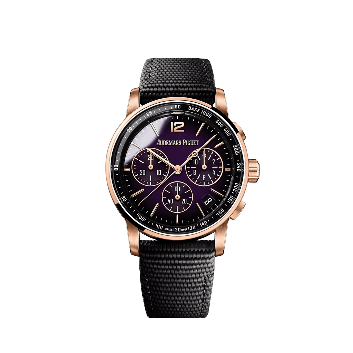Audemars Piguet Code 11.59 26393OR.OO.A002KB.02 Rose Gold Smoked Lacquered Purple Dial (2020)