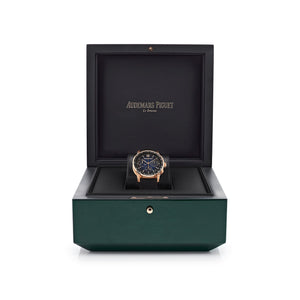 Audemars Piguet Code 11.59 26393OR.OO.A002KB.03 Selfwinding Chronograph Rose Gold Blue Dial — foto 8