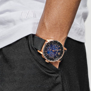 Audemars Piguet Code 11.59 26393OR.OO.A002KB.03 Selfwinding Chronograph Rose Gold Blue Dial — foto 2