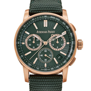 Audemars Piguet Code 11.59 26393OR.OO.A056KB.01 Chronograph Rose Gold Green Dial (2024) — foto 4