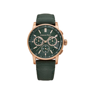 Audemars Piguet Code 11.59 26393OR.OO.A056KB.01 Chronograph Rose Gold Green Dial (2024) — foto 1