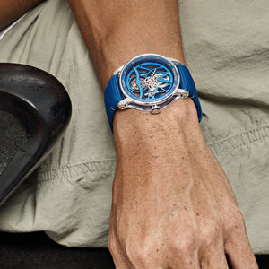 Audemars Piguet Code 11.59 Tourbillon Openworked 26600NB.OO.D346KB.01 White Gold Blue Ceramic Limited Edition of 50 — foto 2