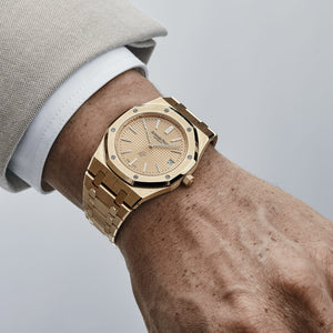 Audemars Piguet Royal Oak 15202BA.OO.1240BA.02 'Jumbo' '40th Anniversary' Extra-Thin Yellow Gold — foto 2