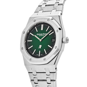 Audemars Piguet Royal Oak 15202PT.OO.1240PT.01 'Jumbo' Extra-Thin Platinum Green Dial — foto 3