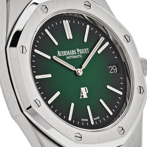 Audemars Piguet Royal Oak 15202PT.OO.1240PT.01 'Jumbo' Extra-Thin Platinum Green Dial — foto 4