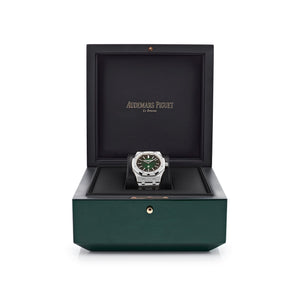Audemars Piguet Royal Oak 15202PT.OO.1240PT.01 'Jumbo' Extra-Thin Platinum Green Dial — foto 7