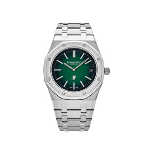 Audemars Piguet Royal Oak 15202PT.OO.1240PT.01 'Jumbo' Extra-Thin Platinum Green Dial — foto 1