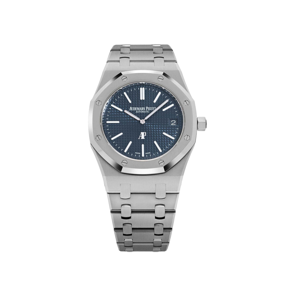 Audemars Piguet Royal Oak 16202ST.OO.1240ST.02 'Jumbo' Extra-Thin Stainless Steel Blue Dial (2025)