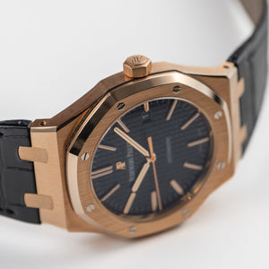 Audemars Piguet Royal Oak 15400OR.OO.D002CR.01 Rose Gold Black Dial — foto 6
