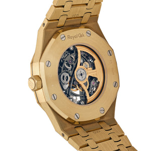 Audemars Piguet Royal Oak 15407BA.OO.1220BA.01 Double Balance Wheel Yellow Gold Openworked Dial — foto 7