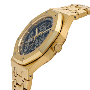 Audemars Piguet Royal Oak 15407BA.OO.1220BA.01 Double Balance Wheel Yellow Gold Openworked Dial — foto 6