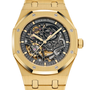 Audemars Piguet Royal Oak 15407BA.OO.1220BA.01 Double Balance Wheel Yellow Gold Openworked Dial — foto 5