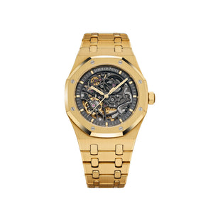 Audemars Piguet Royal Oak 15407BA.OO.1220BA.01 Double Balance Wheel Yellow Gold Openworked Dial — foto 1