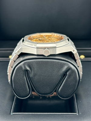 Audemars Piguet Royal Oak 15407ST.OO.1220ST.02 Double Balance Wheel Openworked Stainless Steel Pink Gold-Toned Dial (2026) — foto 4