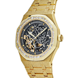 Audemars Piguet Royal Oak 15412BA.ZG.1224BA.01 Double Balance Wheel Frosted-Openworked Yellow Gold (2022) — foto 2