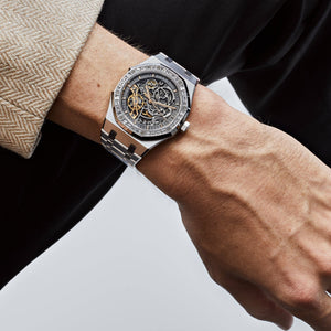Audemars Piguet Royal Oak 15412BC.ZZ.1220BC.01 Double Balance Wheel Openworked Diamond Bezel — foto 2