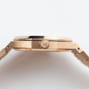 Audemars Piguet Royal Oak 15413OR.YY.1220OR.01 Rose Gold Rainbow Sapphires Bezel Diamond Dial (2021) — foto 10