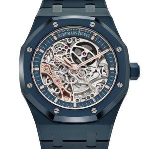 Audemars Piguet Royal Oak 15416CD.OO.1225CD.01 Double Balance Wheel Openworked Bleu Nuit Nuage 50 Blue Ceramic (2026) — foto 5