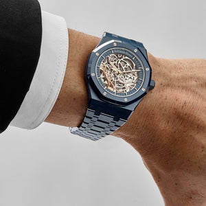 Audemars Piguet Royal Oak 15416CD.OO.1225CD.01 Double Balance Wheel Openworked Bleu Nuit Nuage 50 Blue Ceramic (2026) — foto 2
