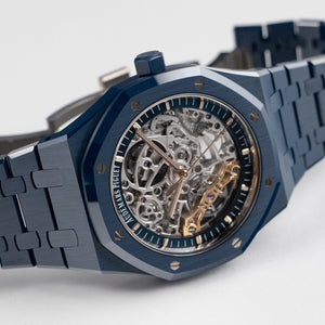 Audemars Piguet Royal Oak 15416CD.OO.1225CD.01 Double Balance Wheel Openworked Bleu Nuit Nuage 50 Blue Ceramic (2026) — foto 11