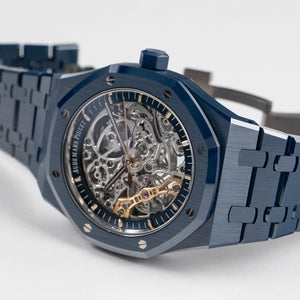 Audemars Piguet Royal Oak 15416CD.OO.1225CD.01 Double Balance Wheel Openworked Bleu Nuit Nuage 50 Blue Ceramic (2026) — foto 10