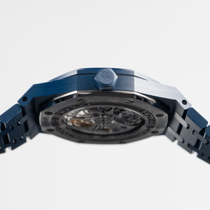 Audemars Piguet Royal Oak 15416CD.OO.1225CD.01 Double Balance Wheel Openworked Bleu Nuit Nuage 50 Blue Ceramic (2026) — foto 9