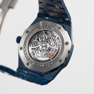 Audemars Piguet Royal Oak 15416CD.OO.1225CD.01 Double Balance Wheel Openworked Bleu Nuit Nuage 50 Blue Ceramic (2026) — foto 7