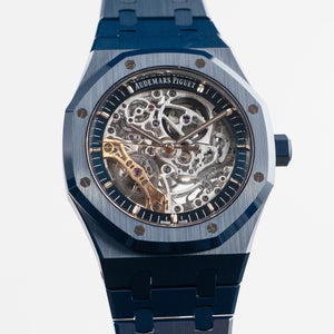 Audemars Piguet Royal Oak 15416CD.OO.1225CD.01 Double Balance Wheel Openworked Bleu Nuit Nuage 50 Blue Ceramic (2026) — foto 6