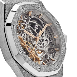 Audemars Piguet Royal Oak 15466BC.GG.1259BC.01 Double Balance Wheel Frosted White Gold (2023) — foto 6