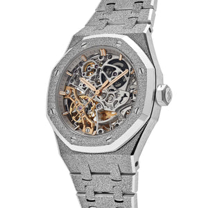 Audemars Piguet Royal Oak 15466BC.GG.1259BC.01 Double Balance Wheel Frosted White Gold (2023) — foto 4