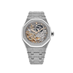 Audemars Piguet Royal Oak 15466BC.GG.1259BC.01 Double Balance Wheel Frosted White Gold (2023) — foto 1