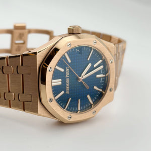 Audemars Piguet Royal Oak 15510OR.OO.1320OR.03 Rose Gold Blue Dial (2023) — foto 5