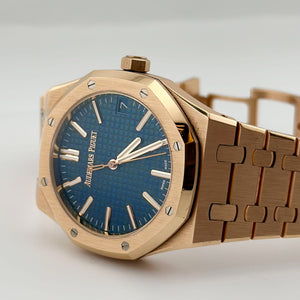 Audemars Piguet Royal Oak 15510OR.OO.1320OR.03 Rose Gold Blue Dial (2023) — foto 4