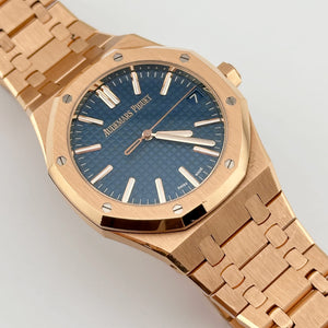 Audemars Piguet Royal Oak 15510OR.OO.1320OR.03 Rose Gold Blue Dial (2023) — foto 3
