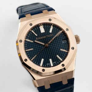 Audemars Piguet Royal Oak 15510OR.OO.D315CR.02 Rose Gold Blue Dial (2024) — foto 5