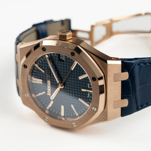 Audemars Piguet Royal Oak 15510OR.OO.D315CR.02 Rose Gold Blue Dial (2024) — foto 7