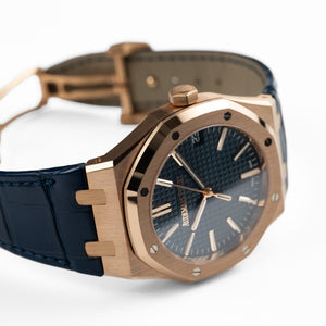 Audemars Piguet Royal Oak 15510OR.OO.D315CR.02 Rose Gold Blue Dial (2024) — foto 6