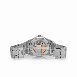 Audemars Piguet Royal Oak 15551BC.ZZ.1356BC.01 Diamond Bezel White Gold Smoked Blue Dial (2024) — foto 6