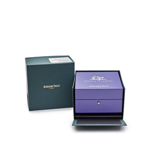 Audemars Piguet Royal Oak 15551BC.ZZ.1356BC.02 White Gold Purple Dial Diamond Bezel Special Edition — foto 10