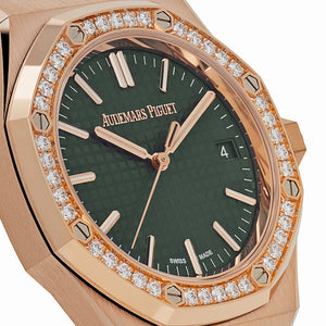 Audemars Piguet Royal Oak 15551OR.ZZ.1356OR.06  Selfwinding Rose Gold Khaki Green Dial (2026) — foto 6