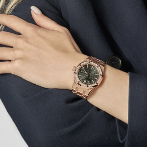 Audemars Piguet Royal Oak 15551OR.ZZ.1356OR.06  Selfwinding Rose Gold Khaki Green Dial (2026) — foto 3