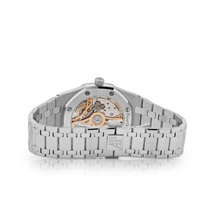 Audemars Piguet Royal Oak 16202BC.OO.1240BC.02 'Jumbo' Extra-Thin White Gold Grainy Blue Dial — foto 6