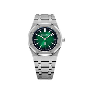 Audemars Piguet Royal Oak 16202PT.OO.1240PT.01 'Jumbo' Extra-Thin '50th Anniversary' Green Dial — foto 1